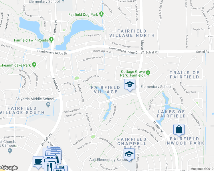 map of restaurants, bars, coffee shops, grocery stores, and more near 16126 Crooked Lake Way North in Cypress