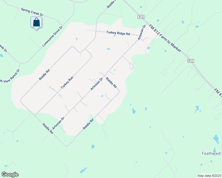 map of restaurants, bars, coffee shops, grocery stores, and more near 621 Riddle Road in Cedar Creek