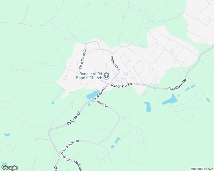 map of restaurants, bars, coffee shops, grocery stores, and more near 1501 Ranchero Road in Kerrville