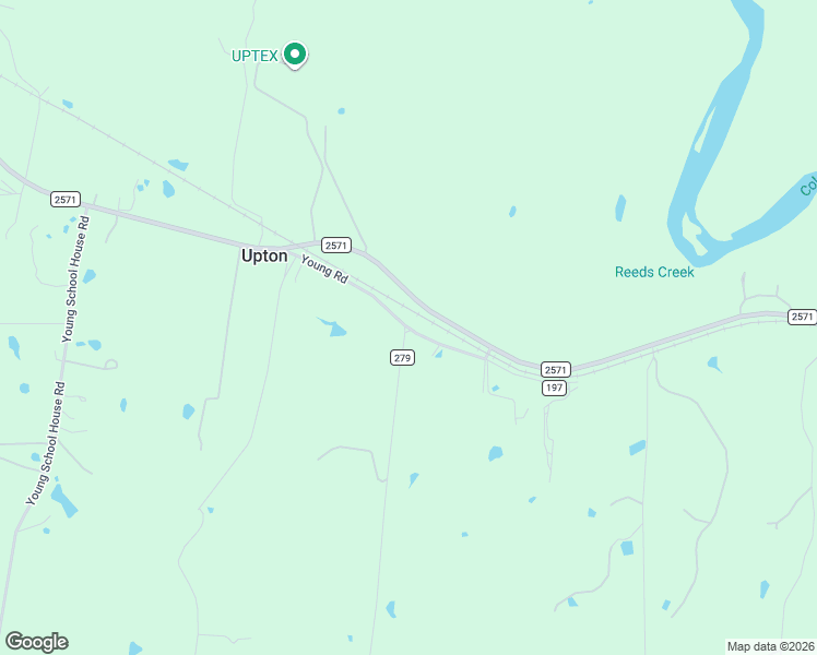 map of restaurants, bars, coffee shops, grocery stores, and more near 185 Young Road in Smithville