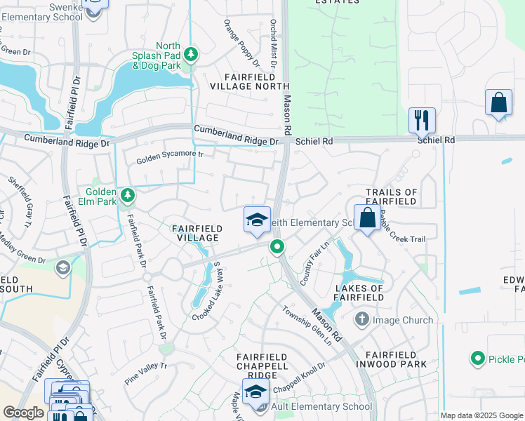 map of restaurants, bars, coffee shops, grocery stores, and more near 20507 Orchid Blossom Way in Cypress