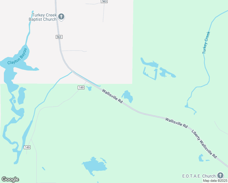 map of restaurants, bars, coffee shops, grocery stores, and more near 2410 Farm to Market Road 563 in Liberty