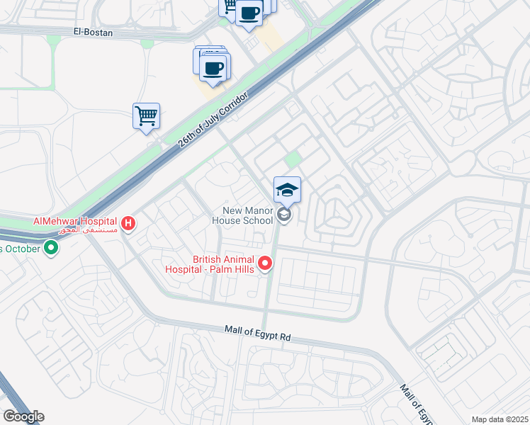 map of restaurants, bars, coffee shops, grocery stores, and more near in 