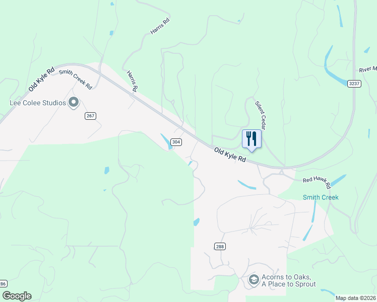 map of restaurants, bars, coffee shops, grocery stores, and more near 3000 Fm 3237 in Wimberley