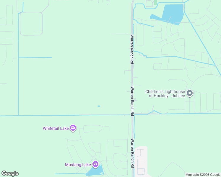 map of restaurants, bars, coffee shops, grocery stores, and more near 16611 Warren Ranch Road in Hockley