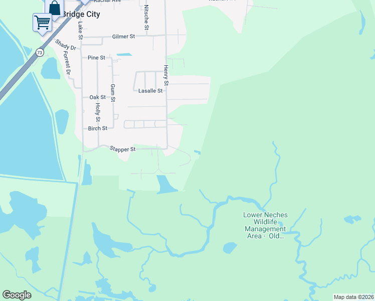 map of restaurants, bars, coffee shops, grocery stores, and more near 225 Loch Lomond Road in Bridge City