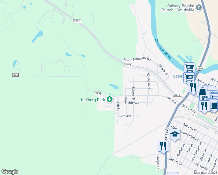 map of restaurants, bars, coffee shops, grocery stores, and more near 118 Mt Pleasant Ave in Smithville