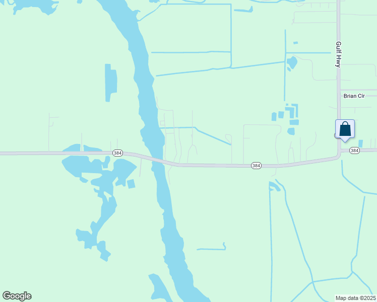 map of restaurants, bars, coffee shops, grocery stores, and more near Par Road 447 in Cameron Parish