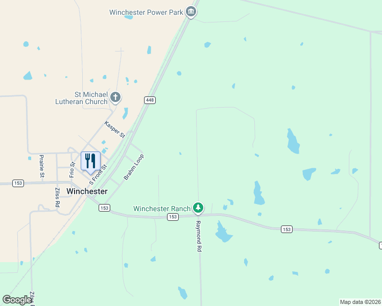 map of restaurants, bars, coffee shops, grocery stores, and more near 407 North Raymond Road in La Grange