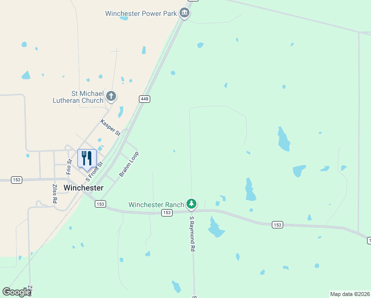 map of restaurants, bars, coffee shops, grocery stores, and more near 407 North Raymond Road in La Grange