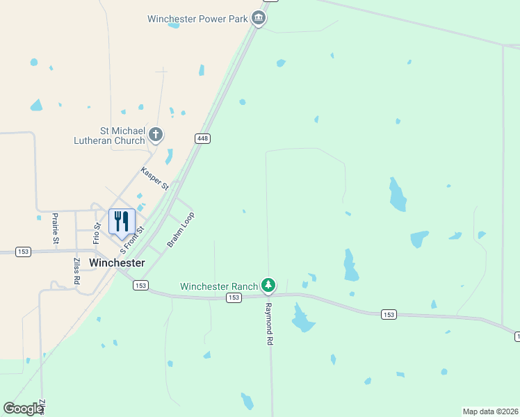 map of restaurants, bars, coffee shops, grocery stores, and more near 407 North Raymond Road in La Grange