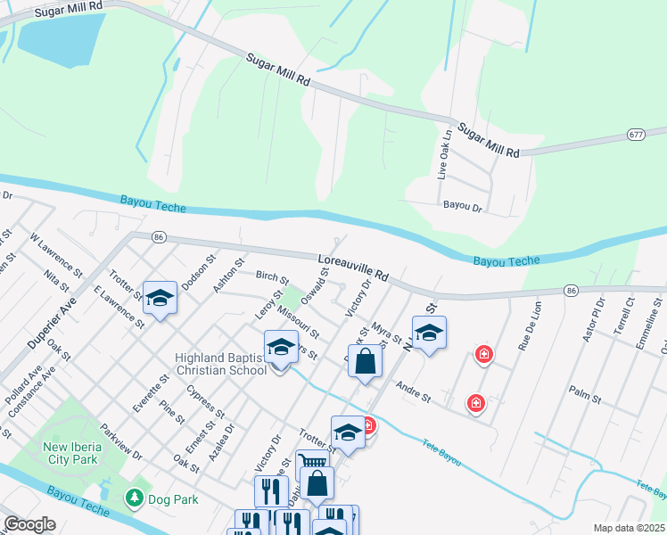 602 Loreauville Road, New Iberia LA Walk Score