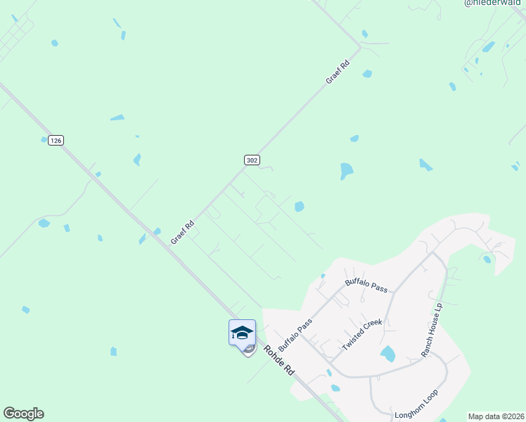 map of restaurants, bars, coffee shops, grocery stores, and more near 1255 Graef Road in Kyle