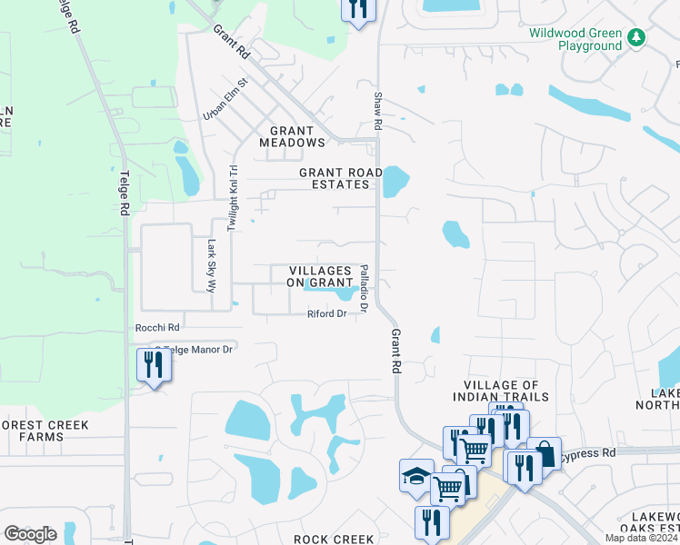 map of restaurants, bars, coffee shops, grocery stores, and more near 14711 Hawksmoor Court in Cypress
