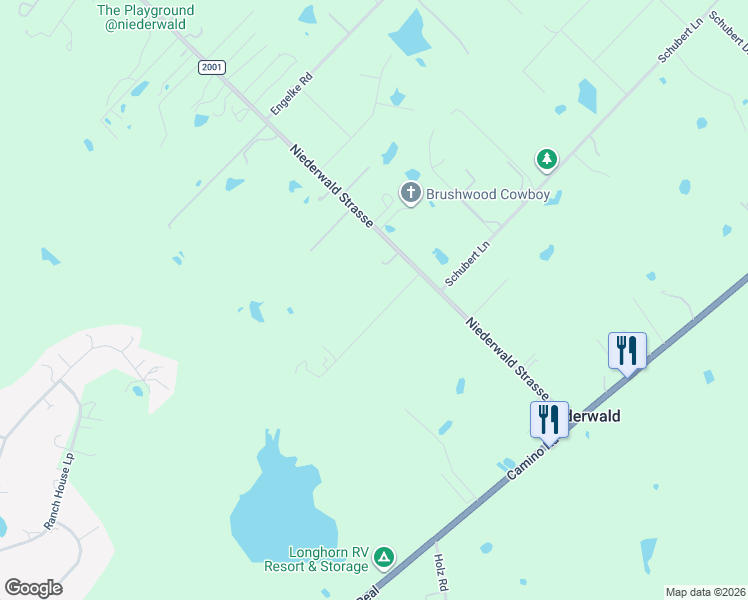 map of restaurants, bars, coffee shops, grocery stores, and more near 210 Windridge Drive in Niederwald