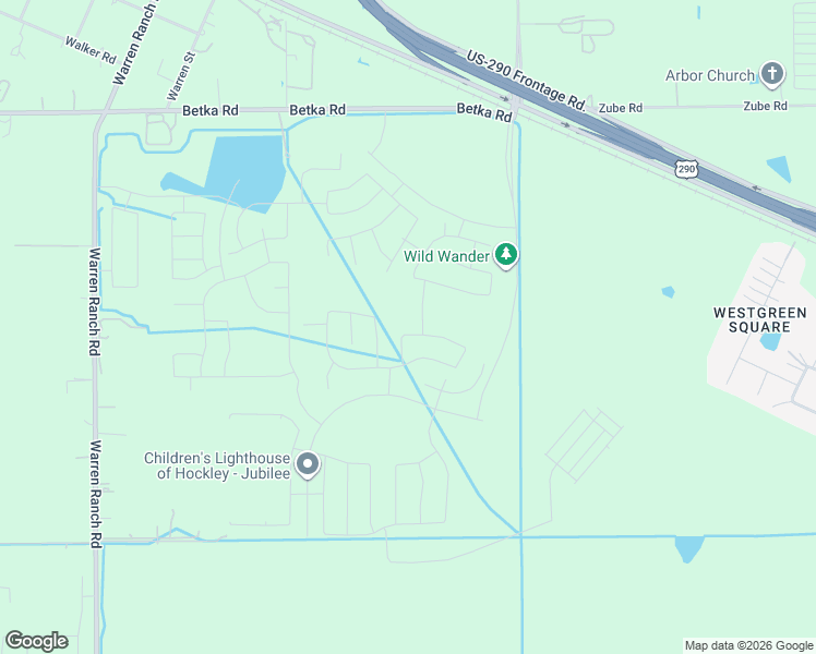 map of restaurants, bars, coffee shops, grocery stores, and more near 26703 Betka Road in Hockley