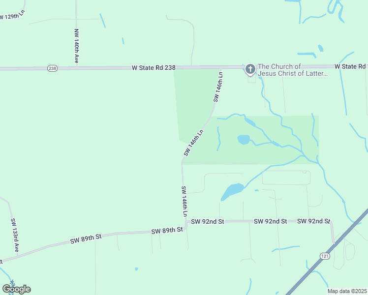 map of restaurants, bars, coffee shops, grocery stores, and more near 9539 Southwest 146th Lane in Lake Butler