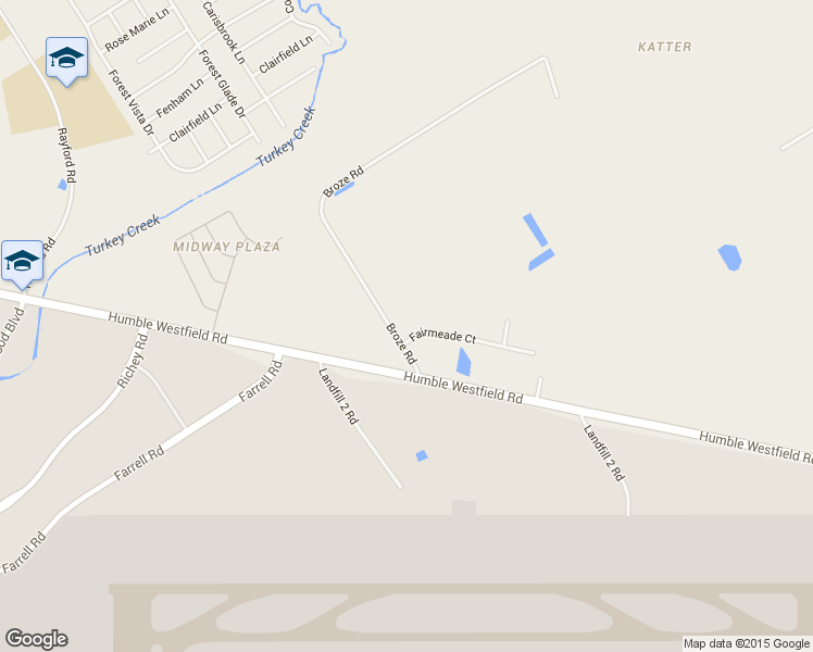 map of restaurants, bars, coffee shops, grocery stores, and more near 20702 Broze Rd in Humble