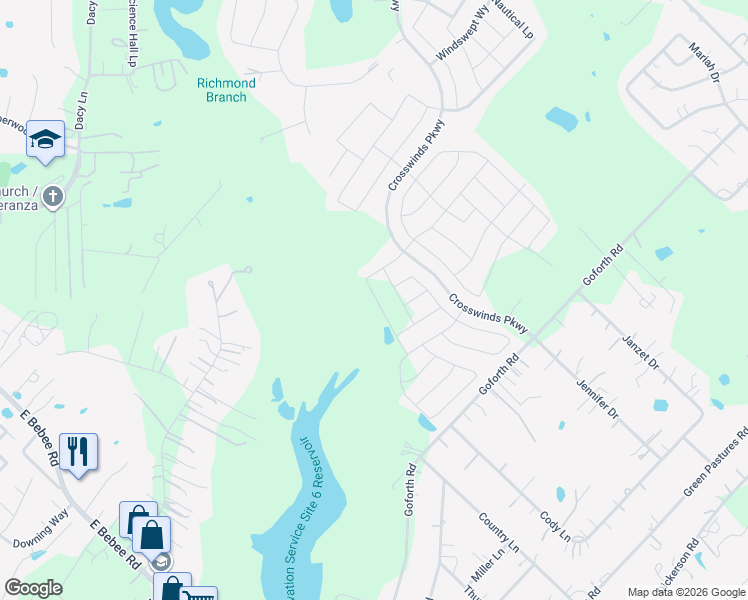 map of restaurants, bars, coffee shops, grocery stores, and more near 3602 Goforth Road in Kyle