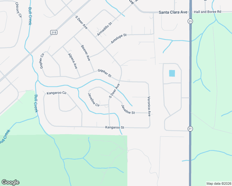 map of restaurants, bars, coffee shops, grocery stores, and more near 3087 South Deer Avenue in Middleburg