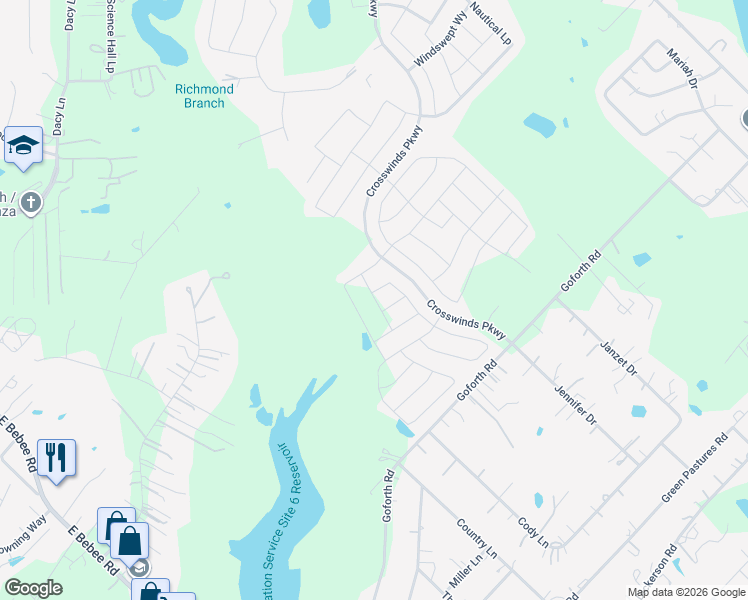 map of restaurants, bars, coffee shops, grocery stores, and more near 3602 Goforth Road in Kyle