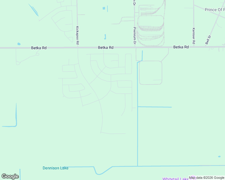 map of restaurants, bars, coffee shops, grocery stores, and more near 28401 Betka Road in Hockley