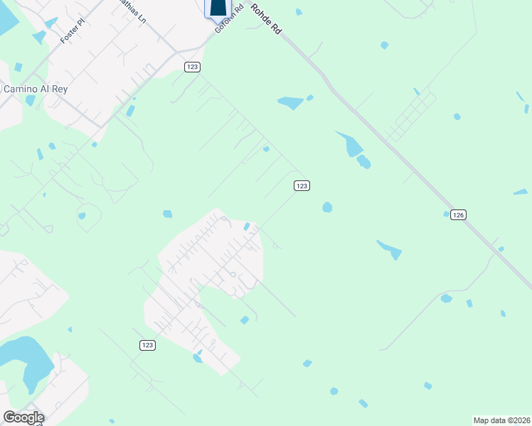 map of restaurants, bars, coffee shops, grocery stores, and more near 2100 Mathias Lane in Kyle