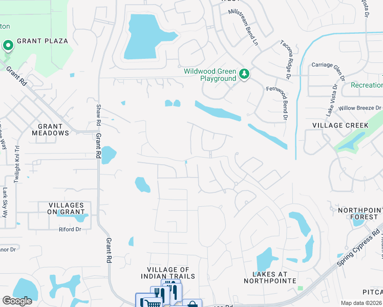 map of restaurants, bars, coffee shops, grocery stores, and more near 14907 House Martin Lane in Cypress