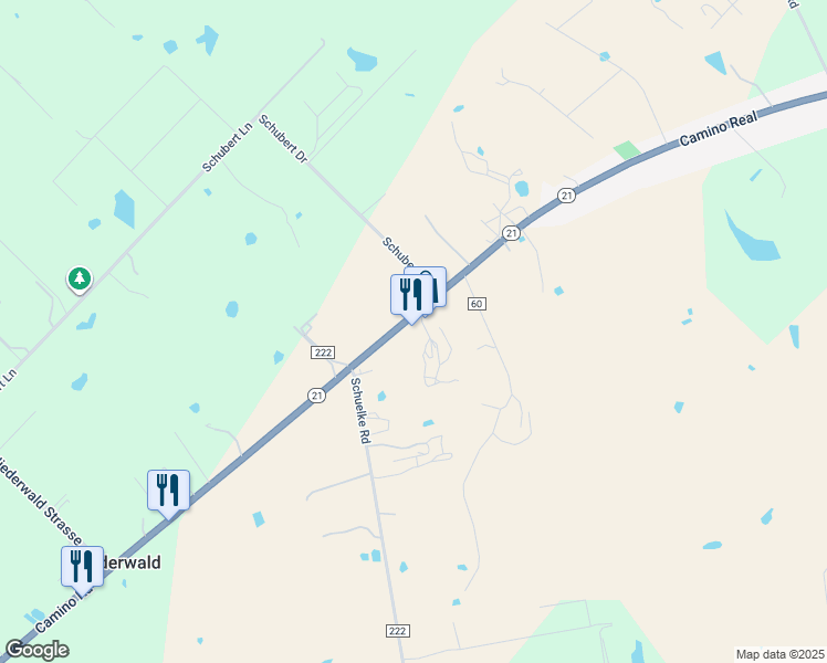 map of restaurants, bars, coffee shops, grocery stores, and more near 14750 Camino Real in Kyle