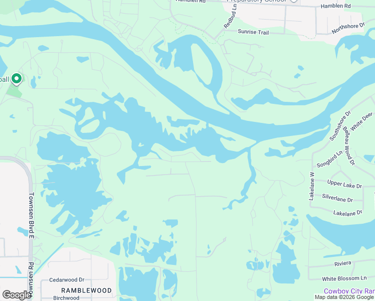 map of restaurants, bars, coffee shops, grocery stores, and more near 2503 River Crest in Humble