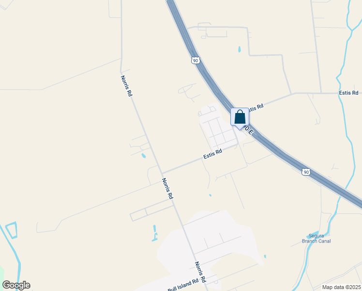 map of restaurants, bars, coffee shops, grocery stores, and more near 4914 Norris Road in New Iberia