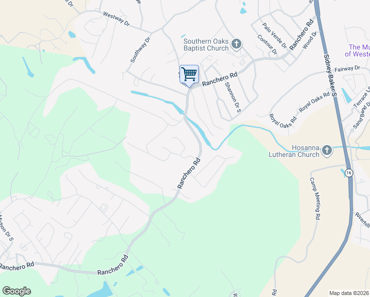 map of restaurants, bars, coffee shops, grocery stores, and more near 220 Timber Oak Road in Kerrville