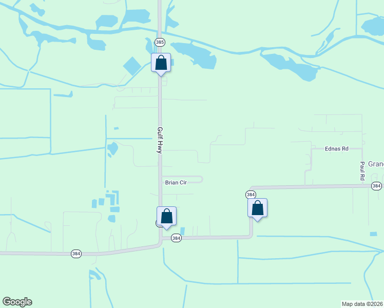 map of restaurants, bars, coffee shops, grocery stores, and more near 162-188 Vincent Road in Lake Charles