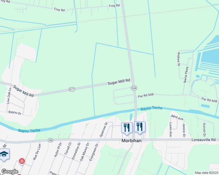 3614 Sugar Mill Road, New Iberia LA Walk Score