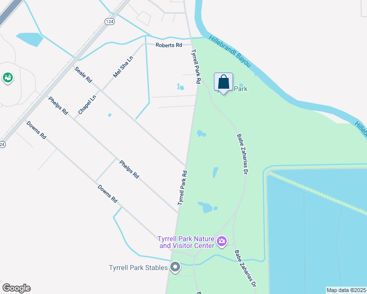 map of restaurants, bars, coffee shops, grocery stores, and more near 5850 Tyrrell Park Road in Beaumont