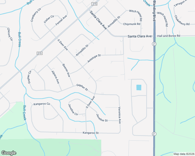 map of restaurants, bars, coffee shops, grocery stores, and more near 3035 South Deer Avenue in Middleburg