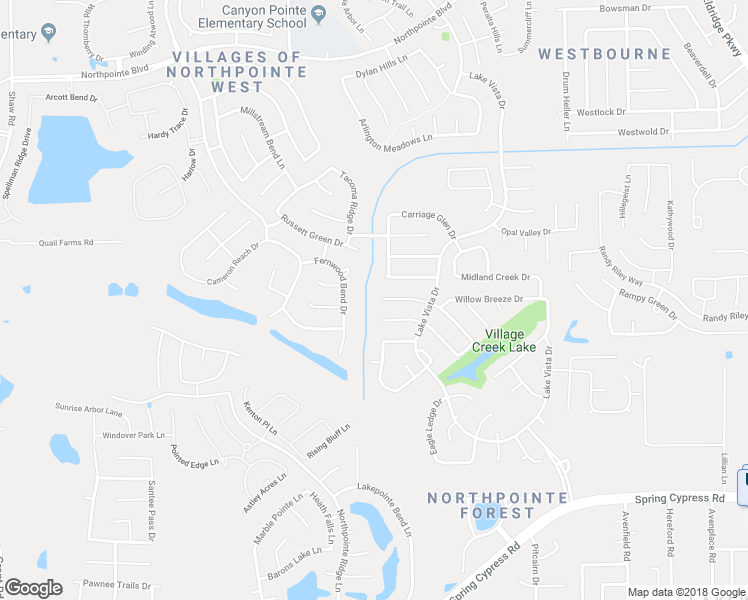 map of restaurants, bars, coffee shops, grocery stores, and more near 12830 Mossy Ledge Drive in Tomball