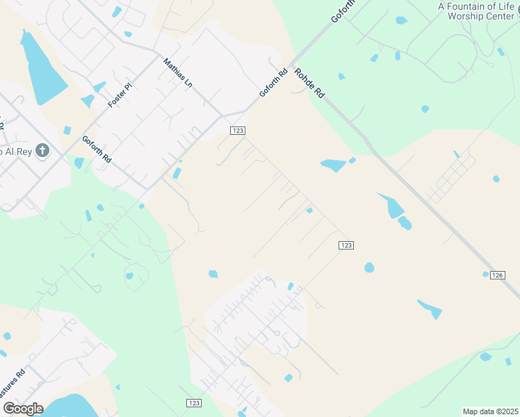 map of restaurants, bars, coffee shops, grocery stores, and more near 1650 Mathias Lane in Kyle