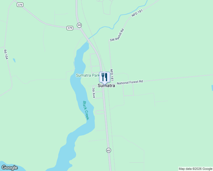 map of restaurants, bars, coffee shops, grocery stores, and more near in Sumatra