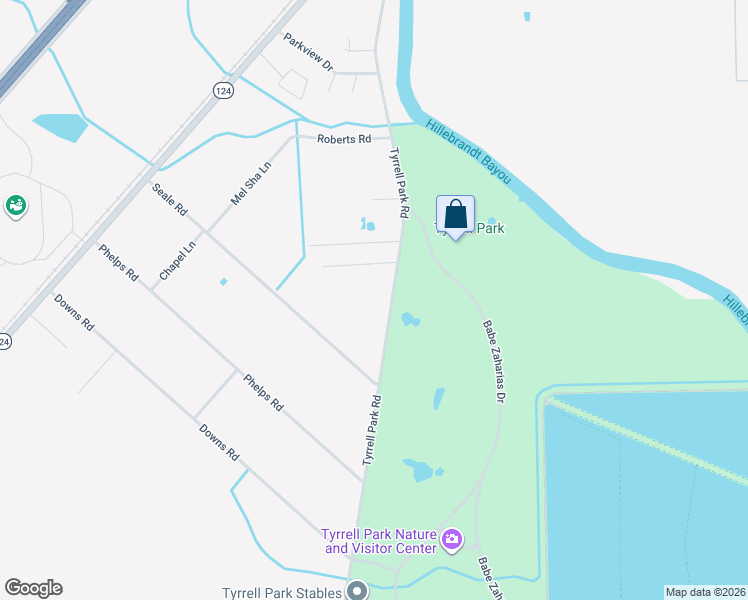 map of restaurants, bars, coffee shops, grocery stores, and more near 5722 Tyrrell Park Road in Beaumont