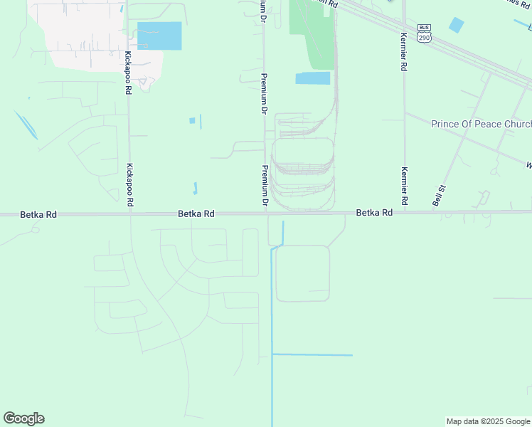 map of restaurants, bars, coffee shops, grocery stores, and more near 27815 Betka Road in Hockley