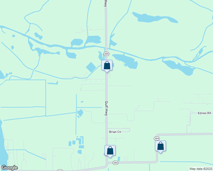 map of restaurants, bars, coffee shops, grocery stores, and more near 163 Mallard Ln in Lake Charles