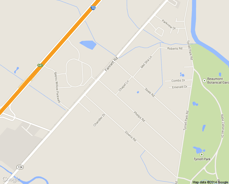 map of restaurants, bars, coffee shops, grocery stores, and more near 5185 Phelps Road in Beaumont