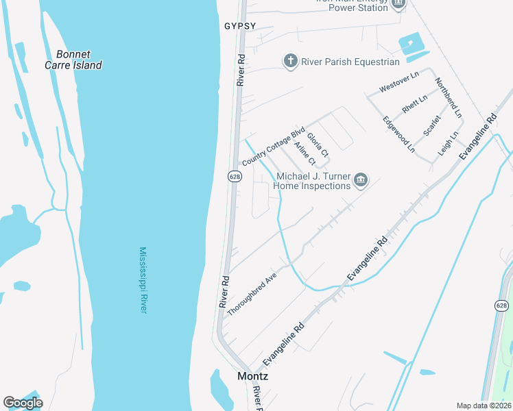 map of restaurants, bars, coffee shops, grocery stores, and more near 251 Betty Drive in Montz