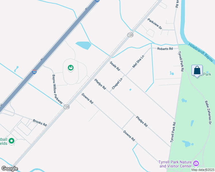 map of restaurants, bars, coffee shops, grocery stores, and more near 5185 Phelps Road in Beaumont