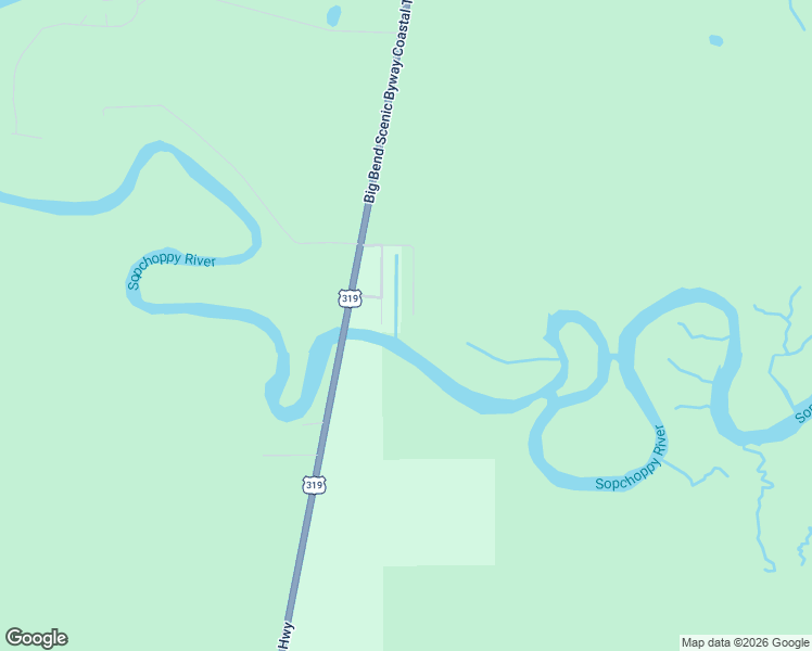 map of restaurants, bars, coffee shops, grocery stores, and more near 61 Claxton Vause Sr Road in Sopchoppy