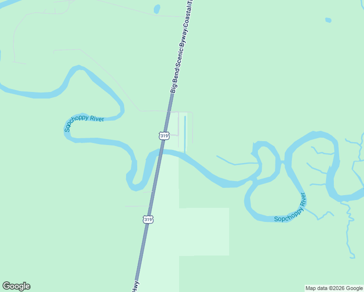 map of restaurants, bars, coffee shops, grocery stores, and more near 61 Claxton Vause Sr Road in Sopchoppy