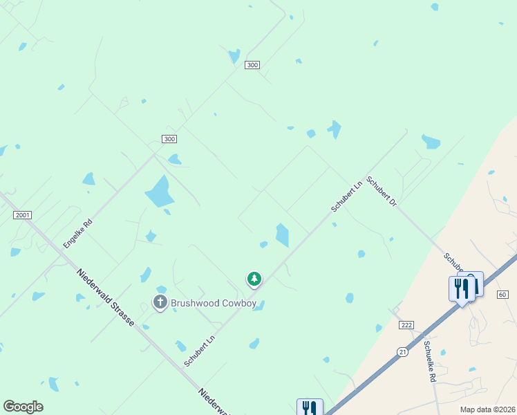 map of restaurants, bars, coffee shops, grocery stores, and more near 576 Lippe Lane in Niederwald