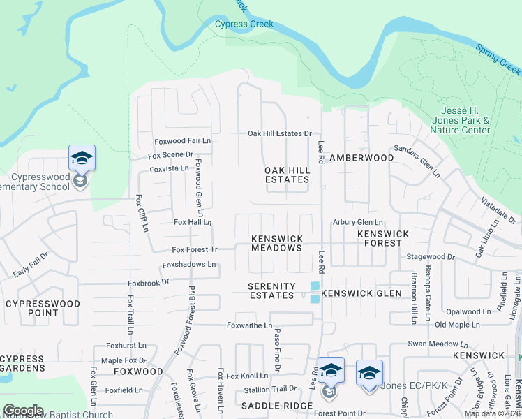 map of restaurants, bars, coffee shops, grocery stores, and more near 7511 Kennemer Drive in Humble