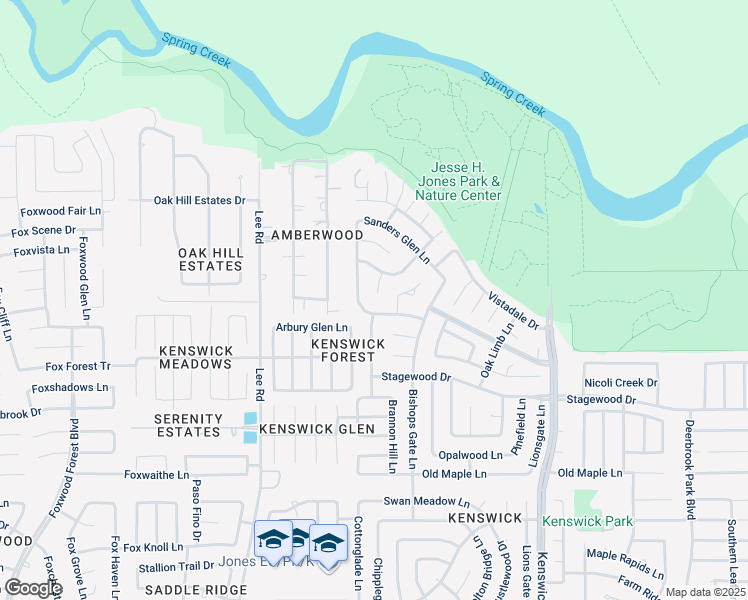 map of restaurants, bars, coffee shops, grocery stores, and more near 21303 Sage Flower Court in Humble